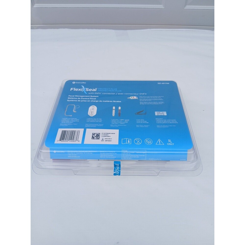 New ConvaTec Flexi Seal Protect Plus Management Kit 421703 Exp 2030 Sealed